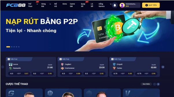 Khám phá kho game phong phú của FCB88 có gì hấp dẫn?